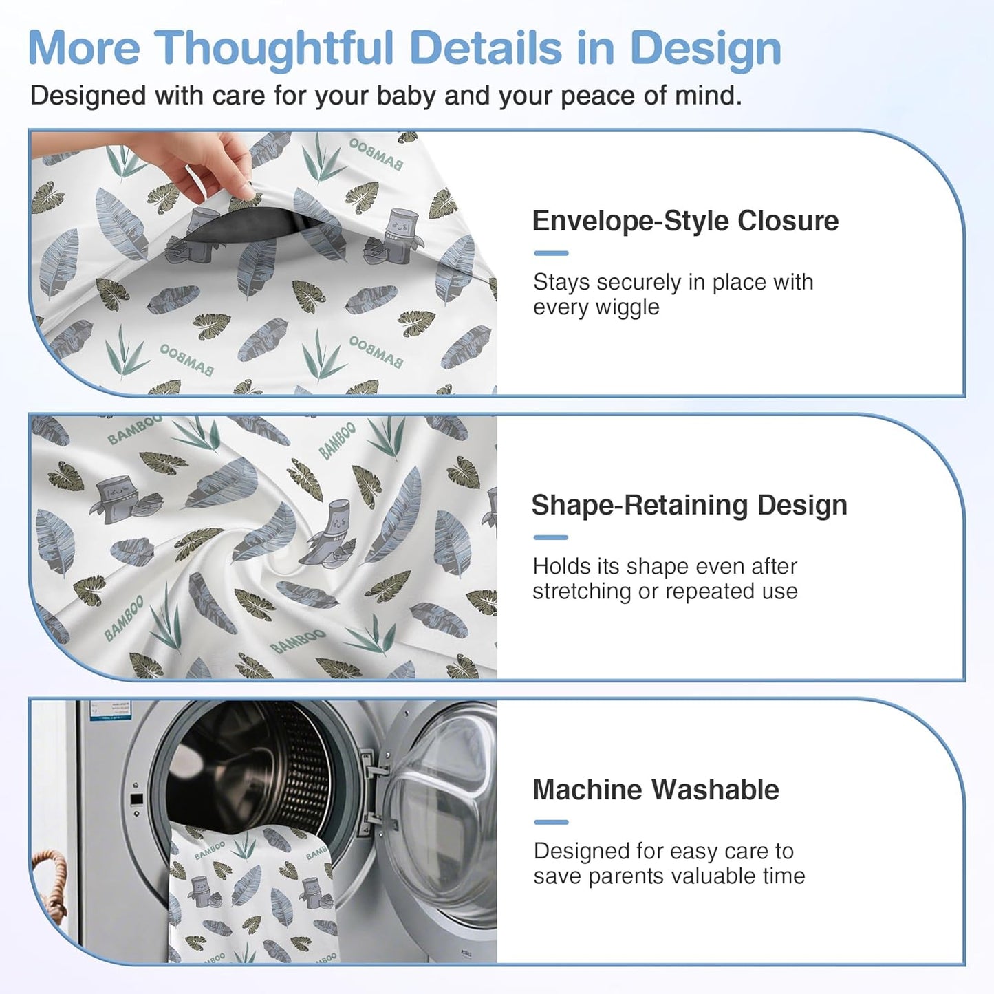 Baby Lounger Cover | GrayBamboo