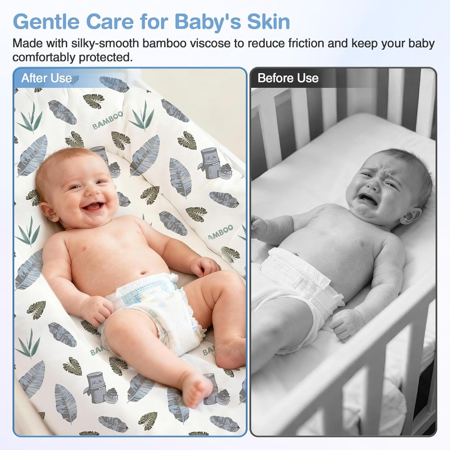 Baby Lounger Cover | GrayBamboo